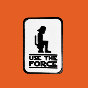 Placa informativa "Use the force" - 3D